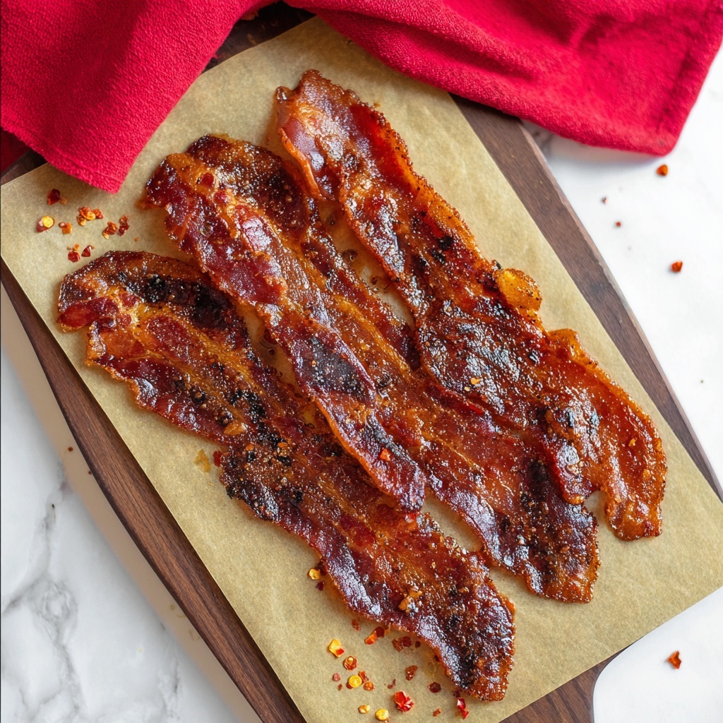 Sweet and Spicy Candied Bacon Recipe - Recipe Image