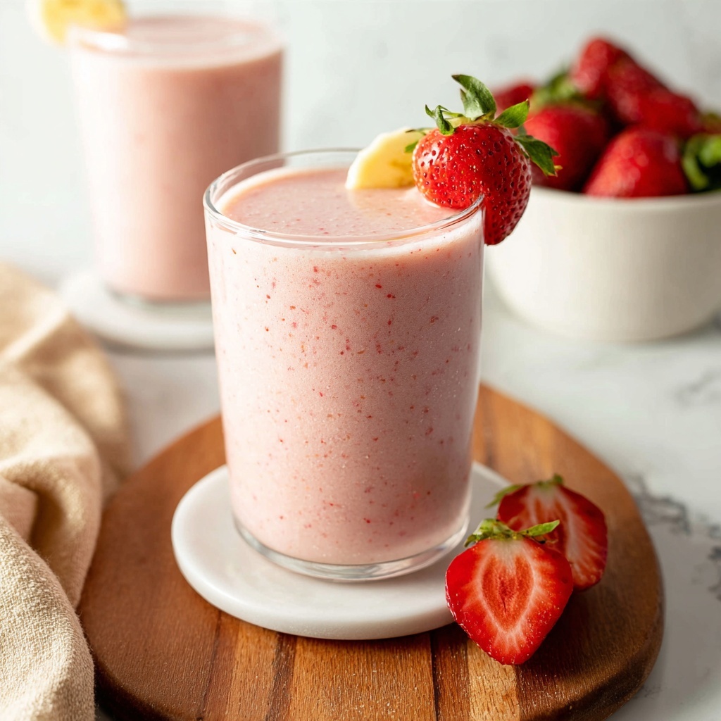 Strawberry Banana Smoothie Recipe - Recipe Image