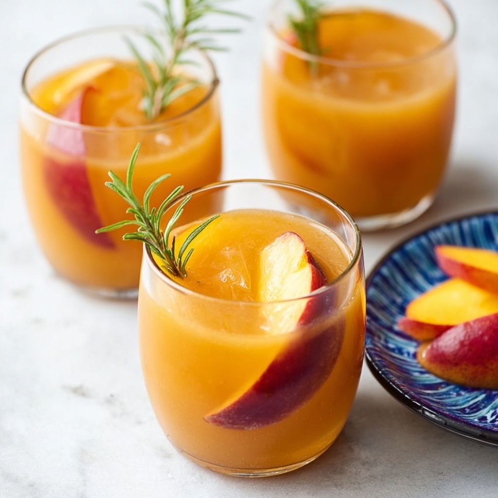 Peach Rosé Recipe - Recipe Image