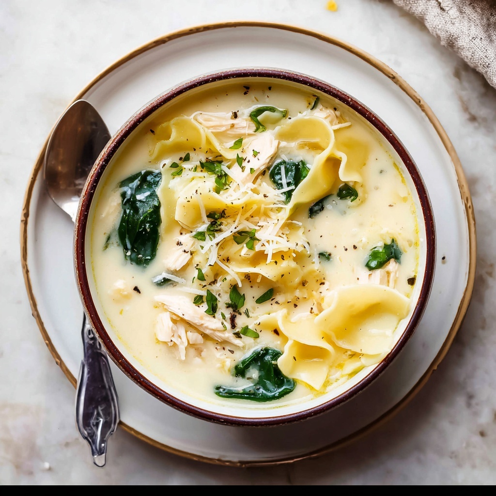 White Chicken Lasagna Soup Recipe - Recipe Image