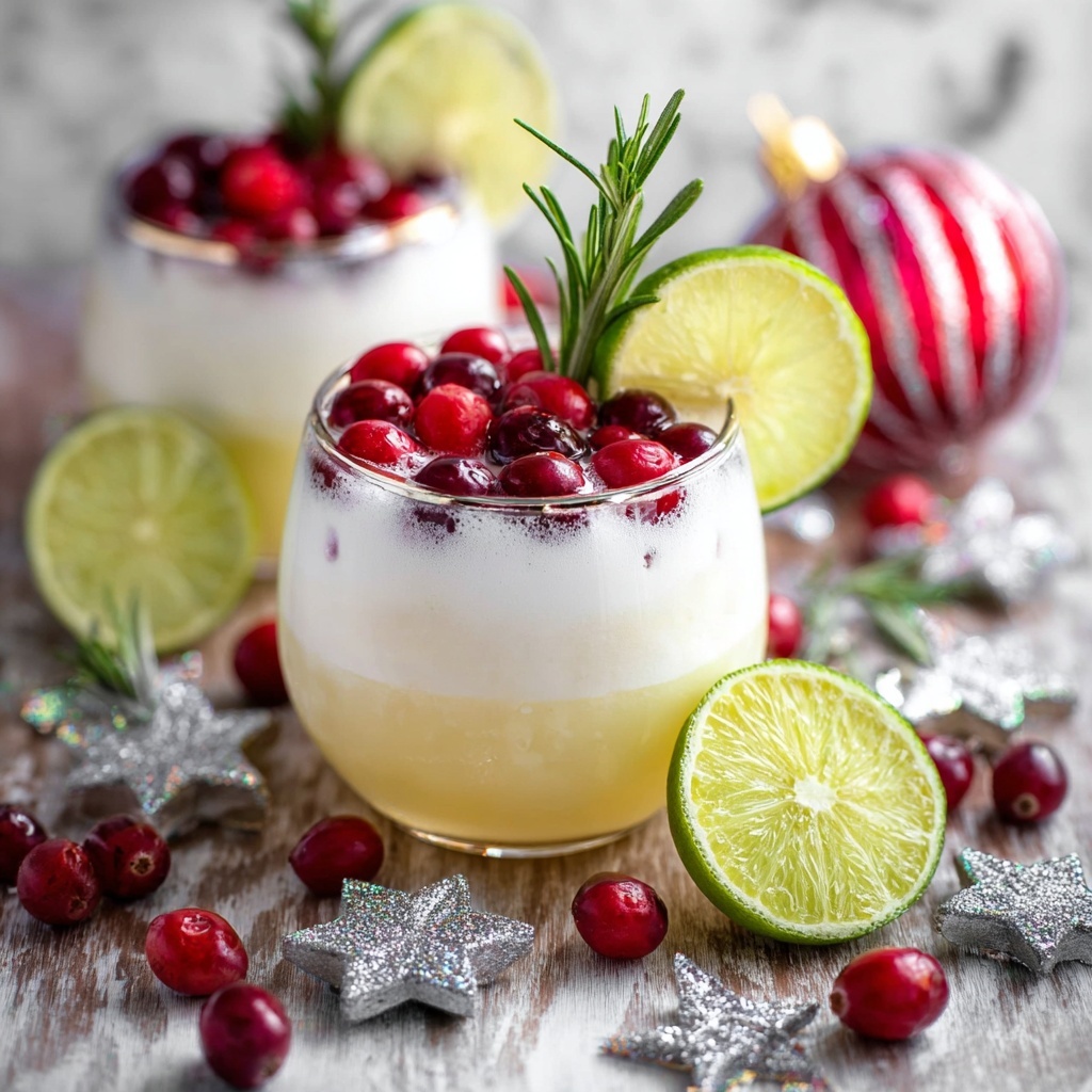 White Christmas Tequila Sour Recipe - Recipe Image