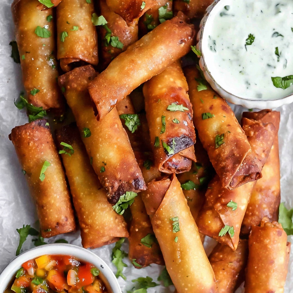 Cheese, Bean, and Green Chile Taquitos Recipe - Recipe Image