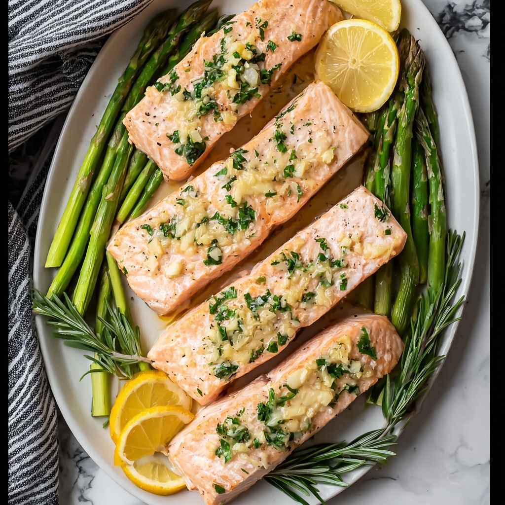 Grilled Garlic Butter Salmon Recipe - Recipe Image