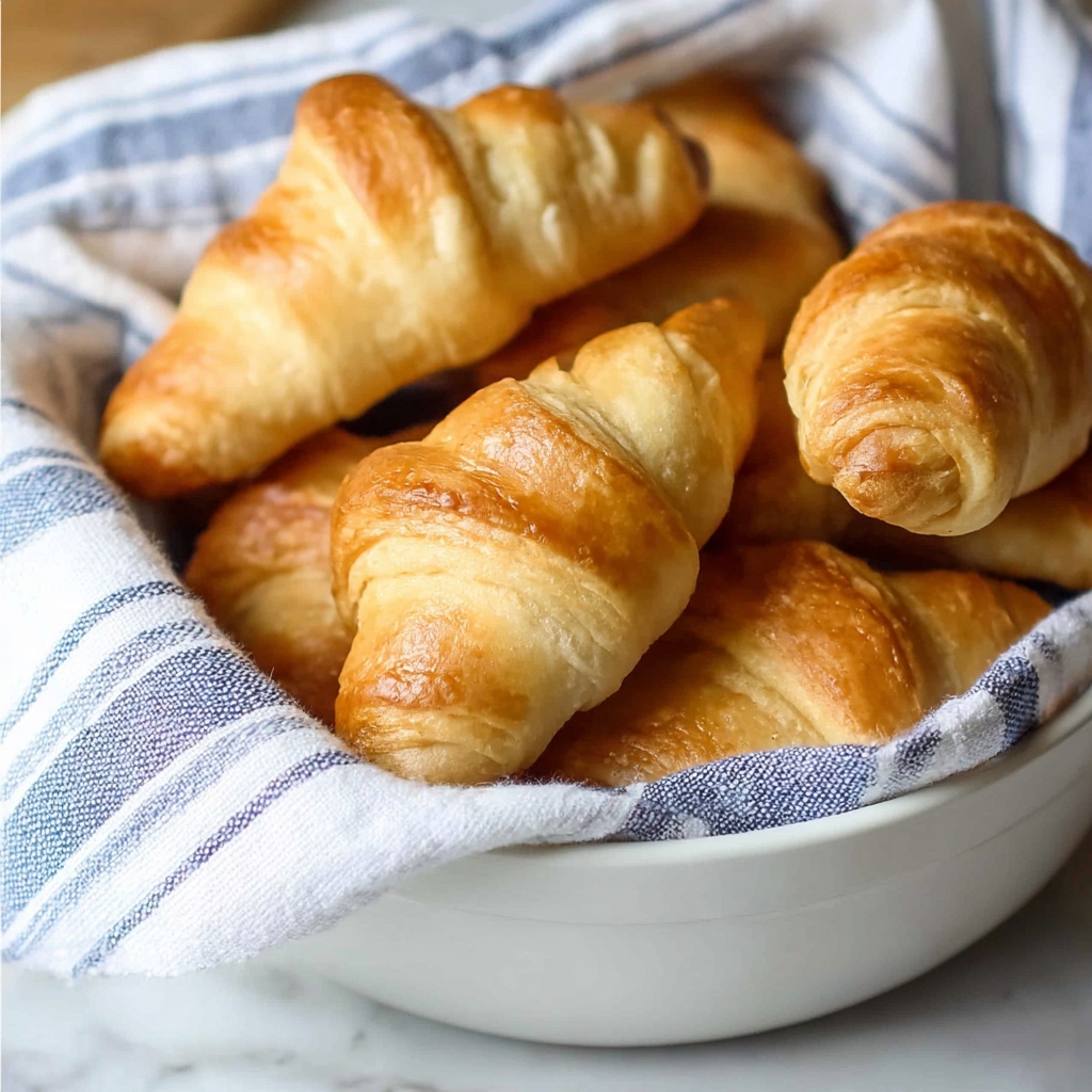 Homemade Crescent Rolls with Honey Butter Recipe - Recipe Image
