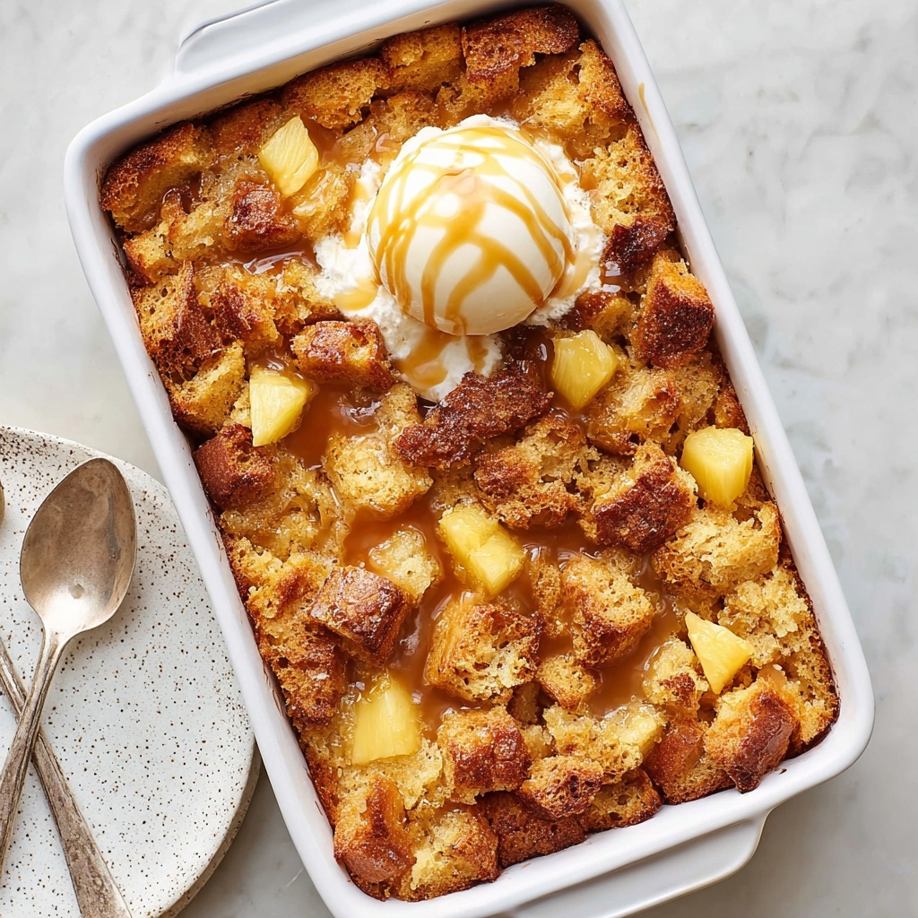 Pineapple Bread Pudding Recipe - Recipe Image