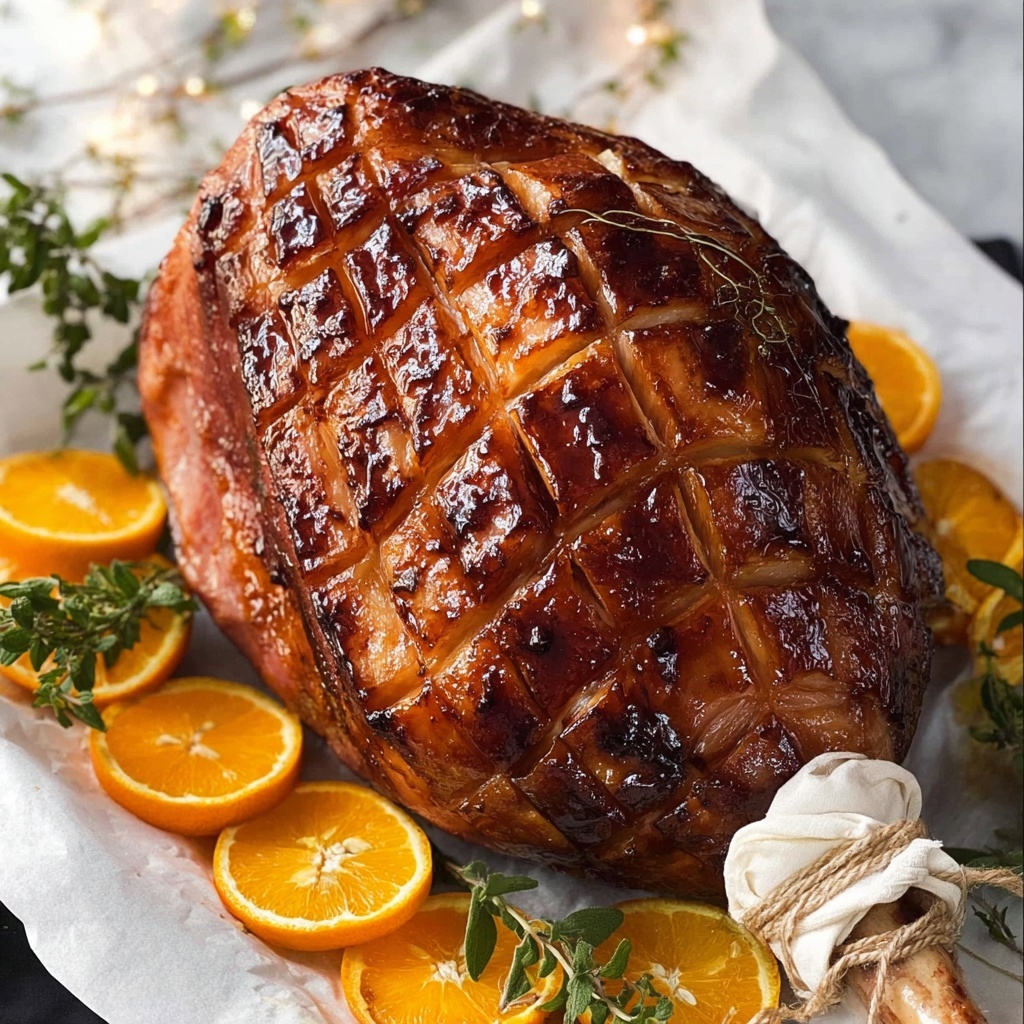 How to Make Glazed Ham Recipe - Recipe Image