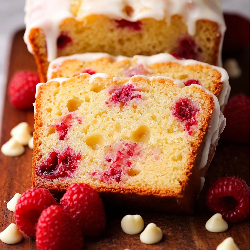 White Chocolate Raspberry Loaf Recipe - Recipe Image