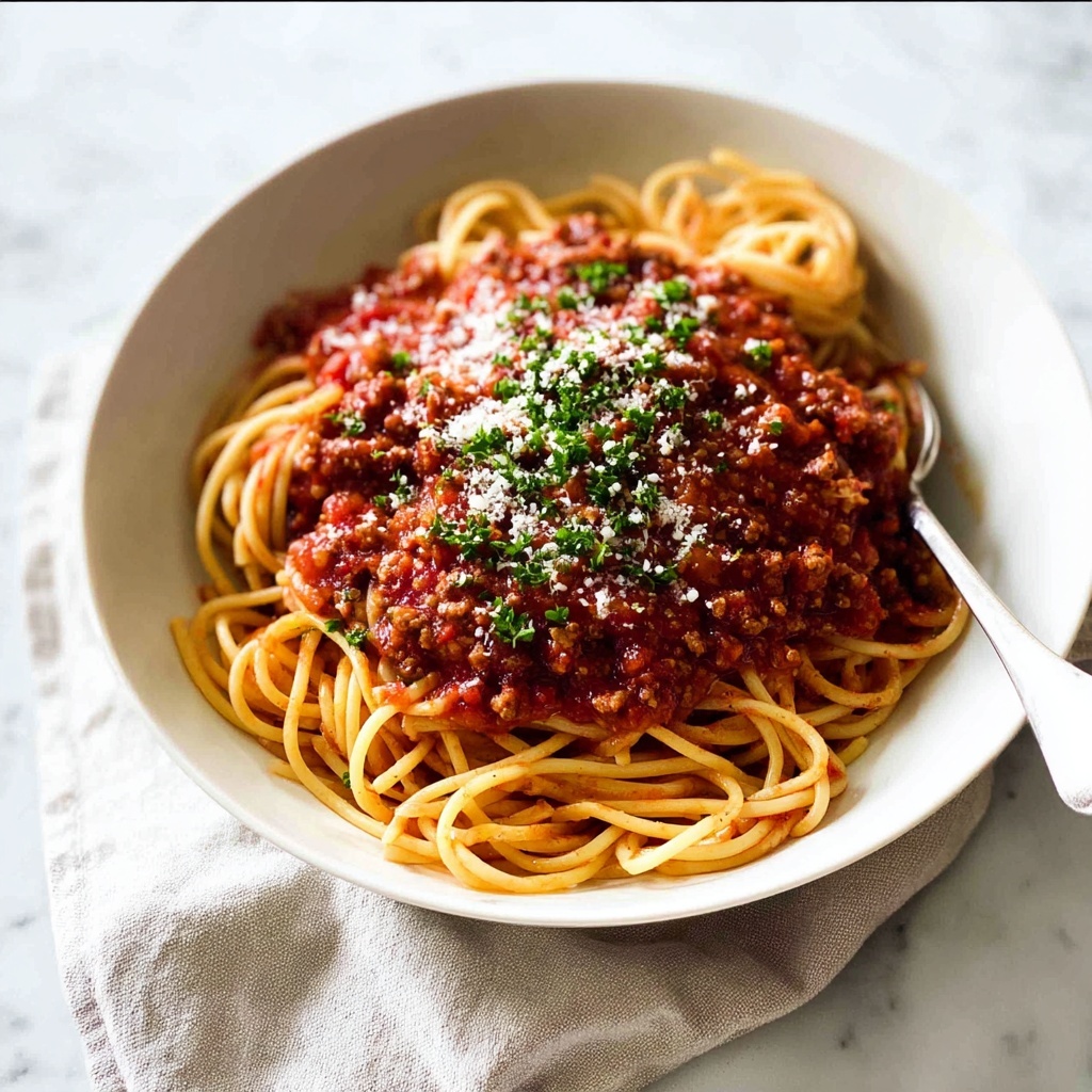 Bacon Pasta with Tomato Sauce Recipe - Recipe Image