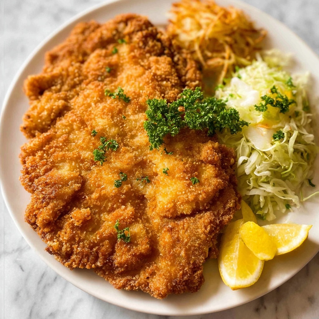 Crispy Chicken, Pork, Veal, and Turkey Schnitzel Recipe - Recipe Image