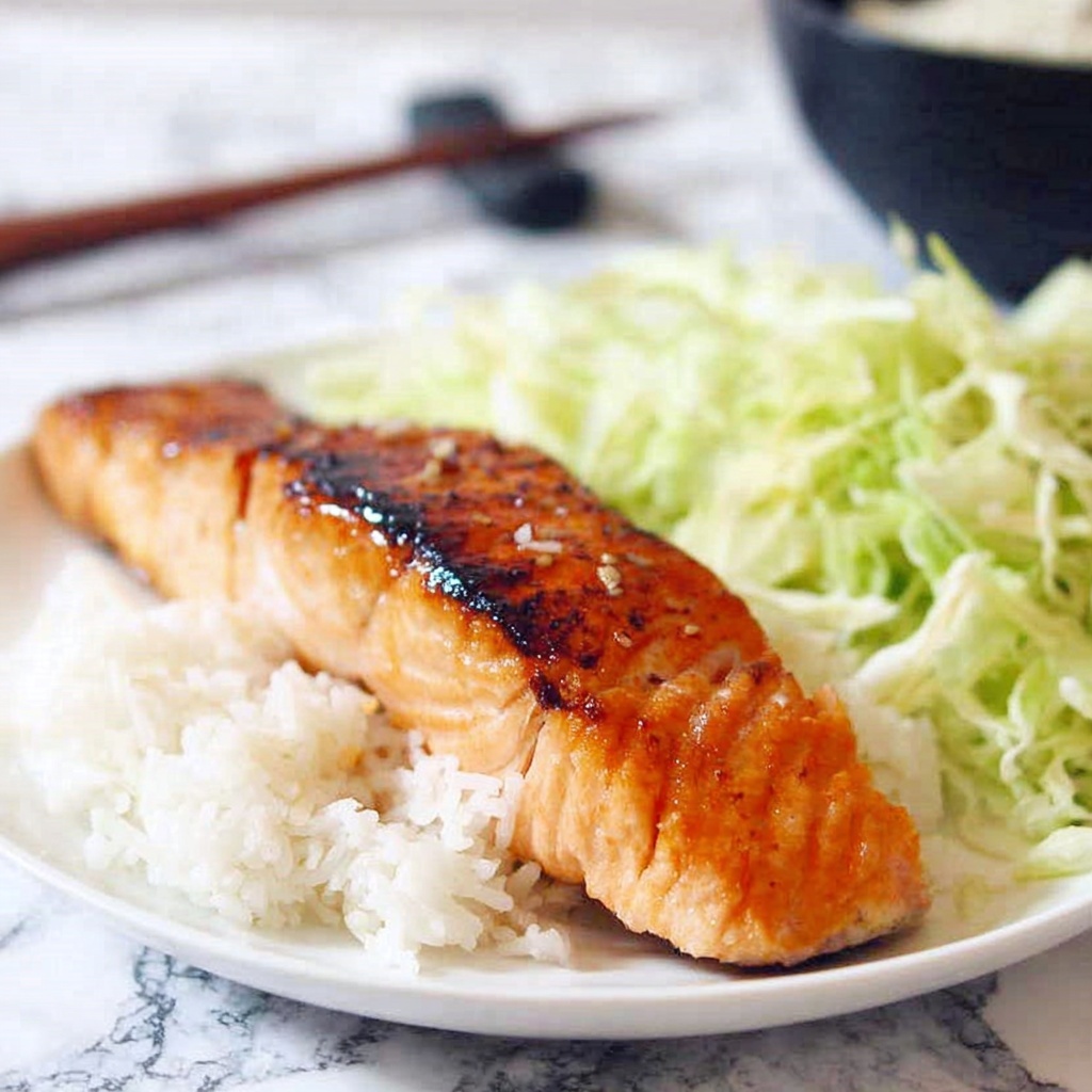 Japanese Marinated Salmon with Mirin and Soy Sauce Recipe - Recipe Image