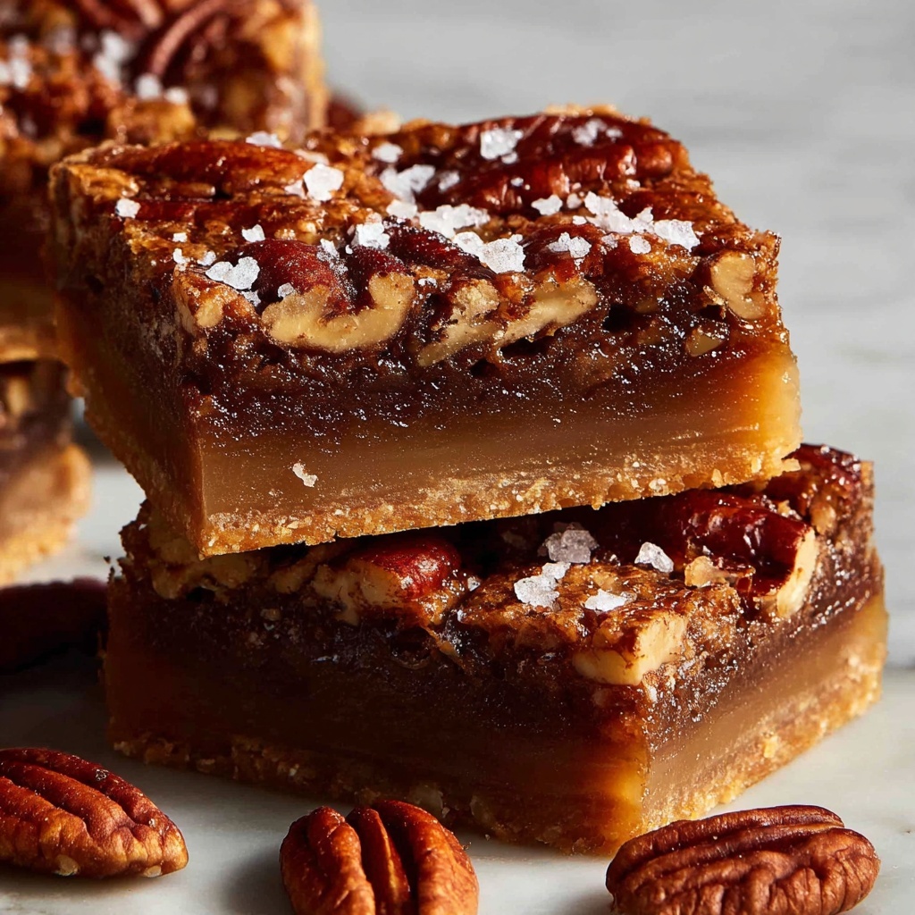 Maple Pecan Pie Bars Recipe - Recipe Image