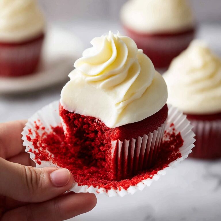 Red Velvet Cupcakes with Cream Cheese Frosting Recipe