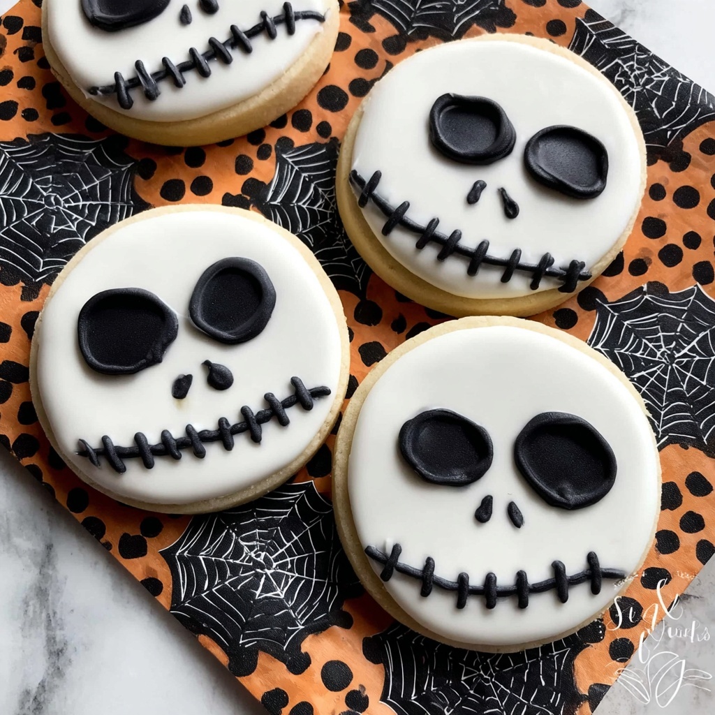 Jack Skellington Cookies Recipe - Recipe Image