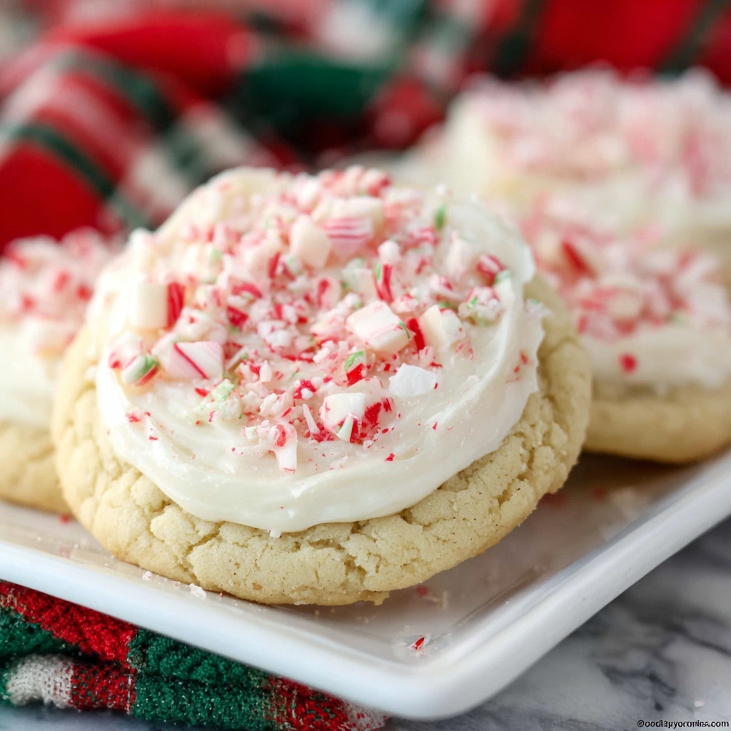 Candy Cane Cookies (Crumbl Copycat) Recipe - Recipe Image