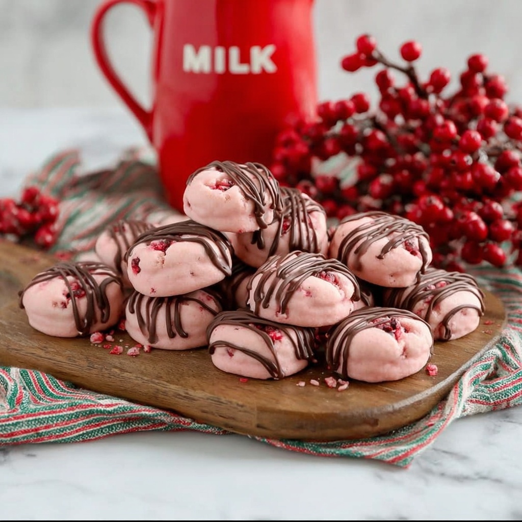 Cherry Shortbread Cookies with Chocolate Chips Recipe - Recipe Image