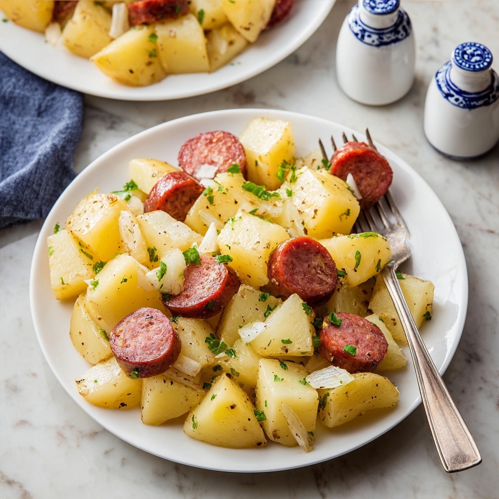 Sausage and Potatoes Sheet Pan Roast Recipe - Recipe Image