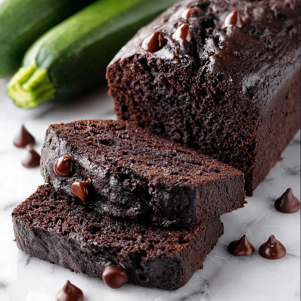Chocolate Zucchini Bread with Chocolate Chips Recipe - Recipe Image
