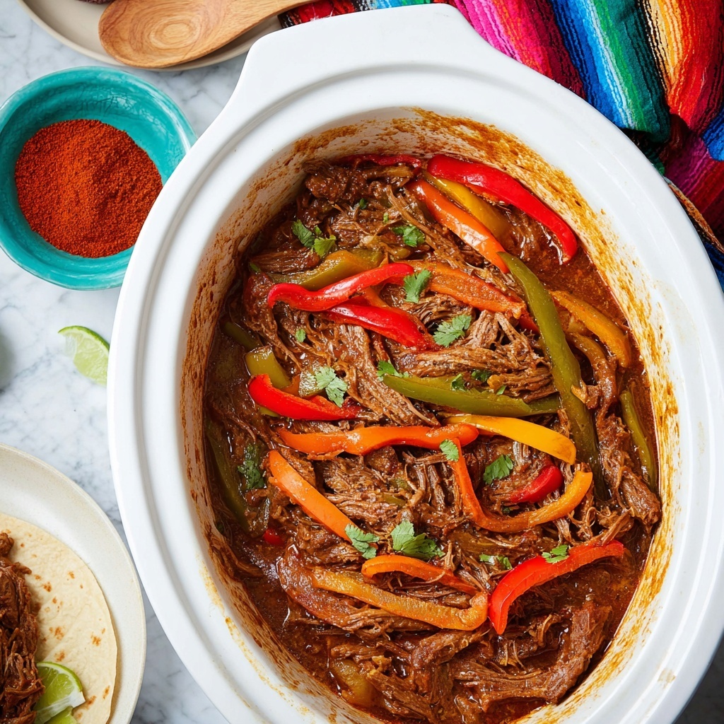 Crockpot Steak Fajitas Recipe - Recipe Image