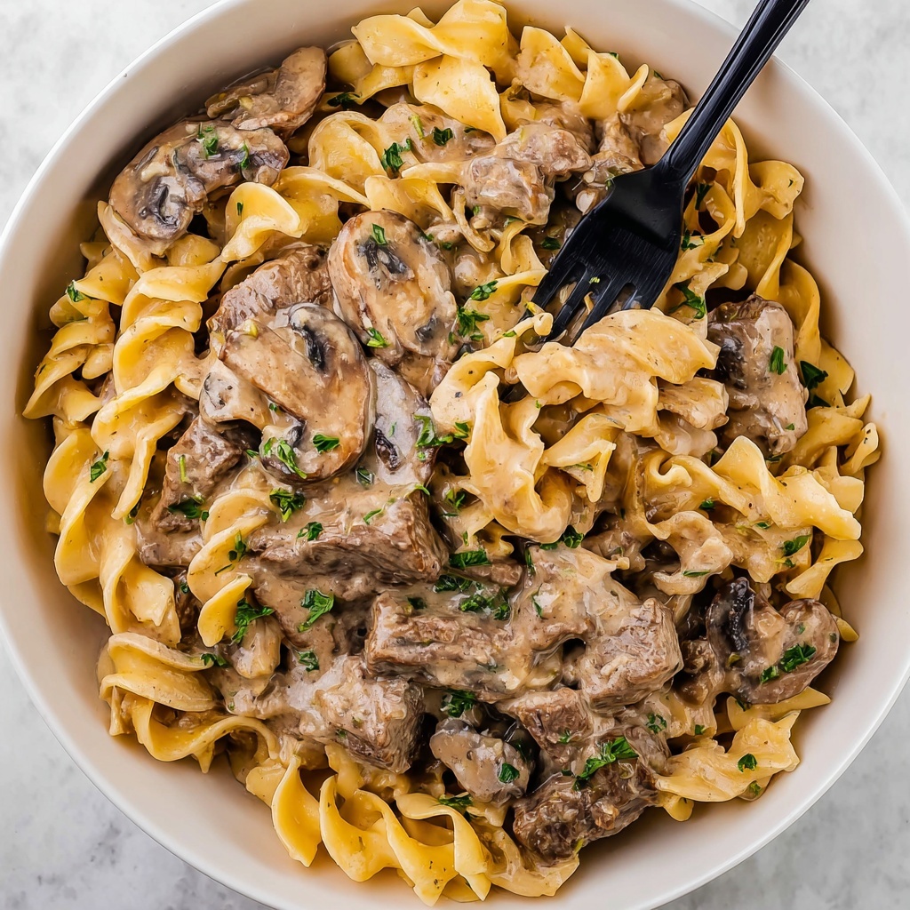 Easy Beef Stroganoff Recipe - Recipe Image