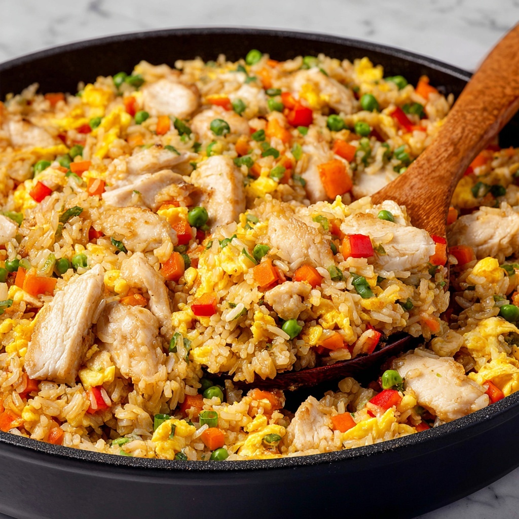 Easy Chicken Fried Rice Recipe - Recipe Image