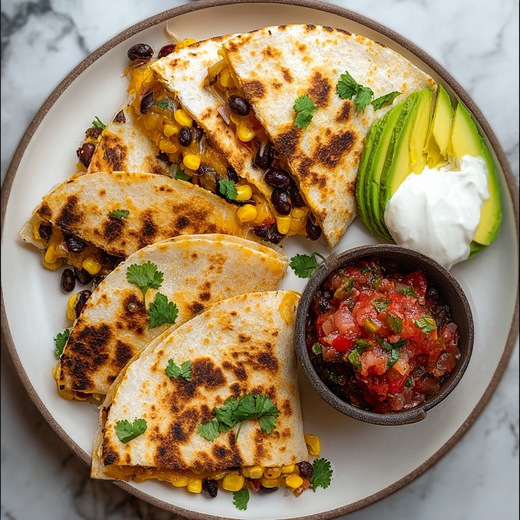 Healthy Black Bean Quesadilla Recipe - Recipe Image