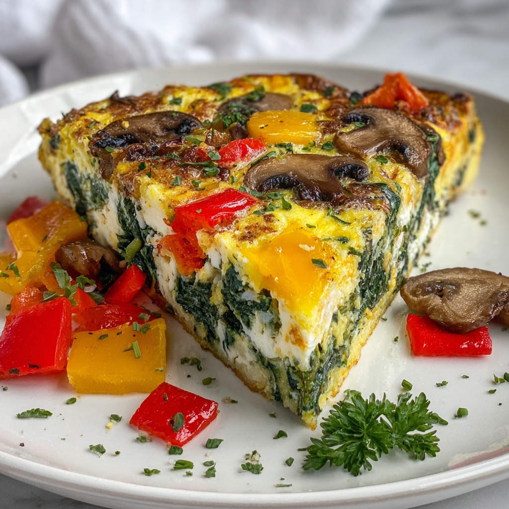 Cottage Cheese and Veggies Bake Recipe - Recipe Image