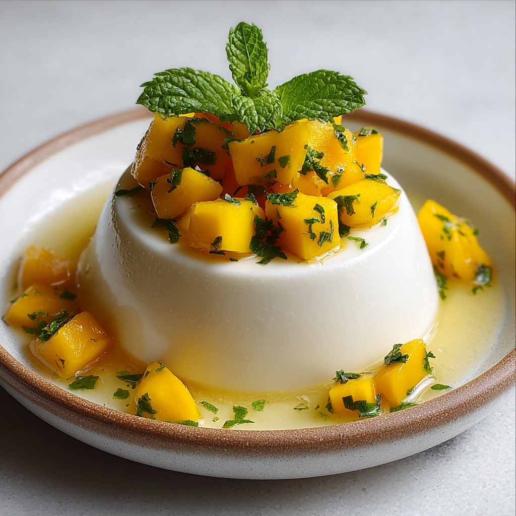 Tropical Mango Panna Cotta Recipe - Recipe Image