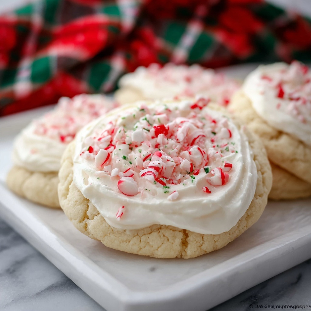 Candy Cane Cookies (Crumbl Copycat) Recipe - Recipe Image