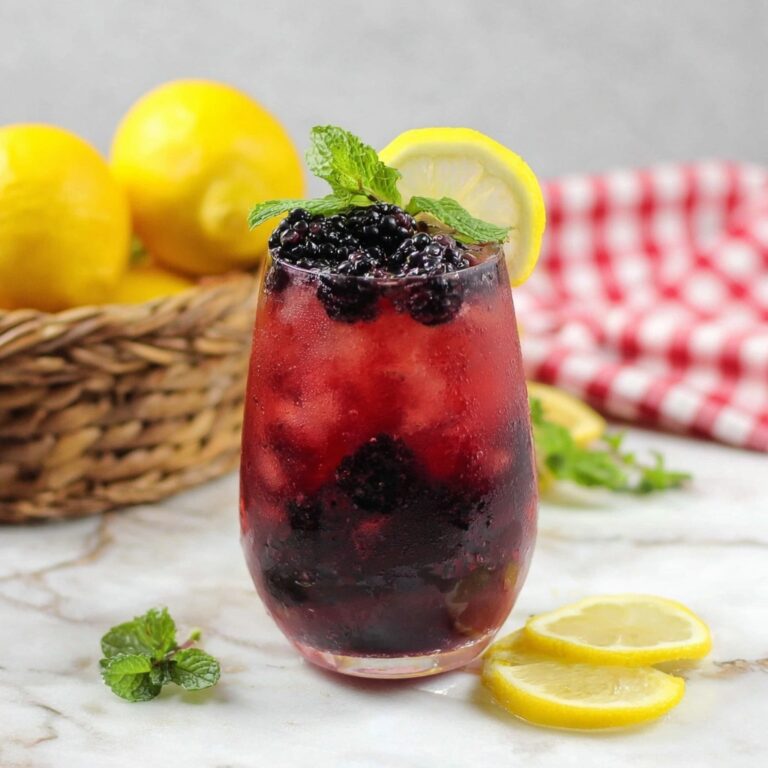 Blackberry Lemon Gin & Tonic Recipe