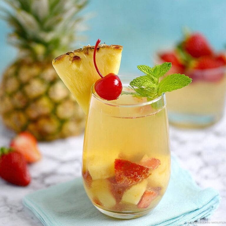 Pineapple Strawberry Cocktail Recipe