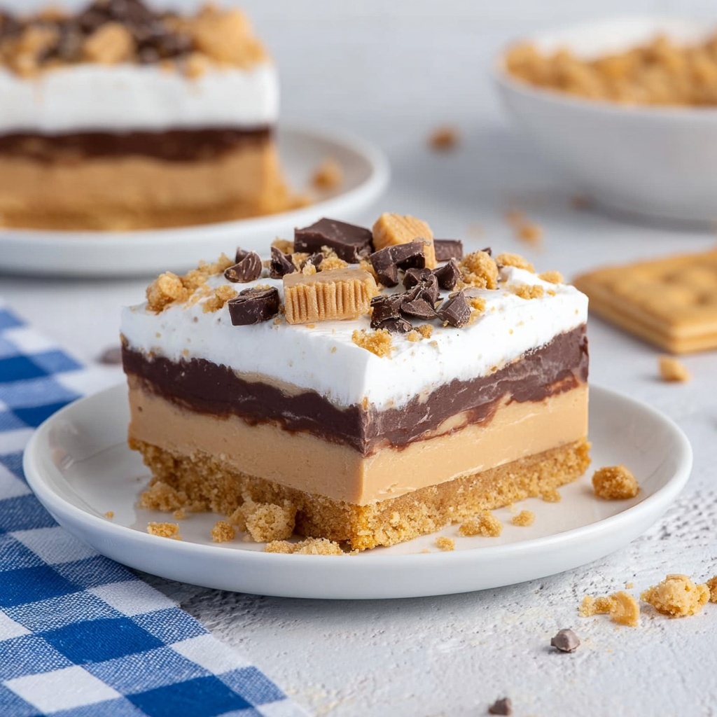 Peanut Butter Lasagna Recipe - Recipe Image