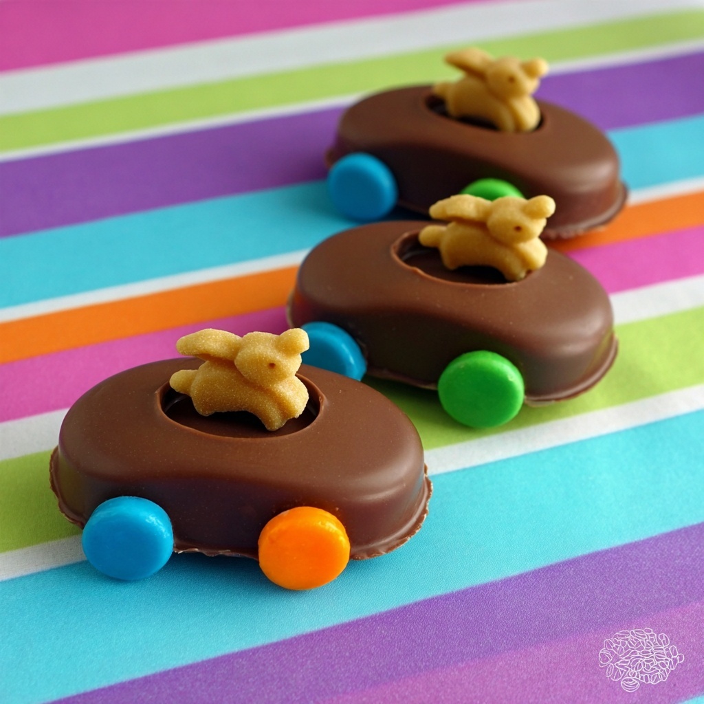 Easter Bunny Reese's Egg Cars Recipe - Recipe Image