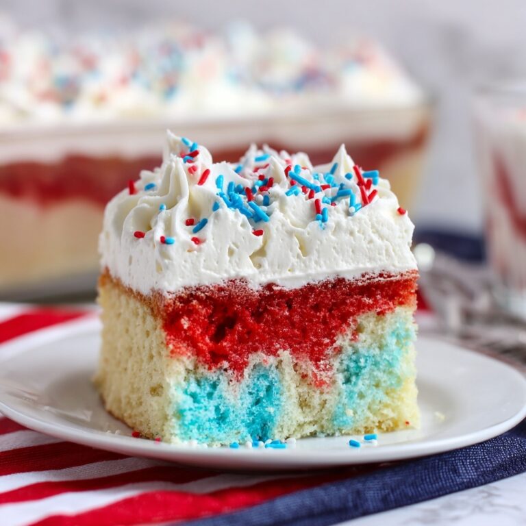 Patriotic Poke Cake Recipe