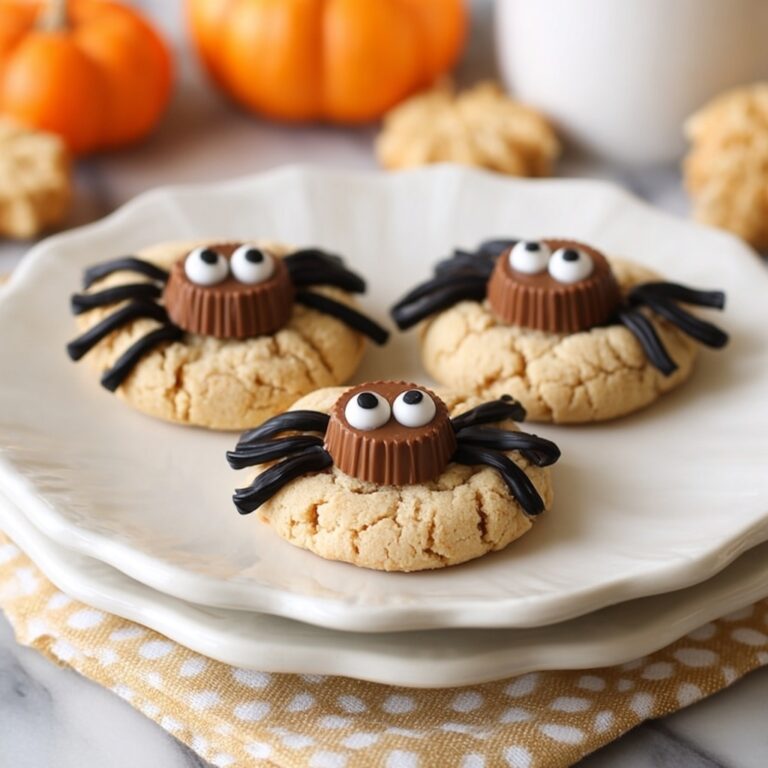 Peanut Butter Spider Cookies Recipe