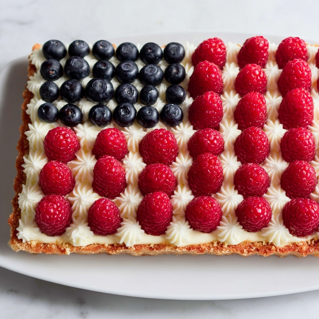 American Flag Cake Recipe - Recipe Image