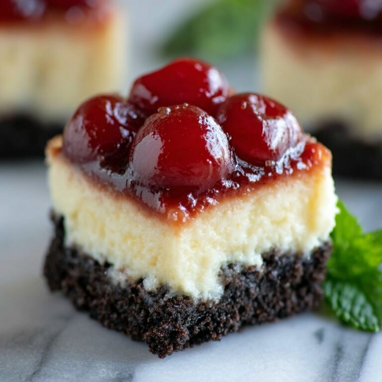 Mini Cherry Cheesecakes with Oreo Crust Recipe