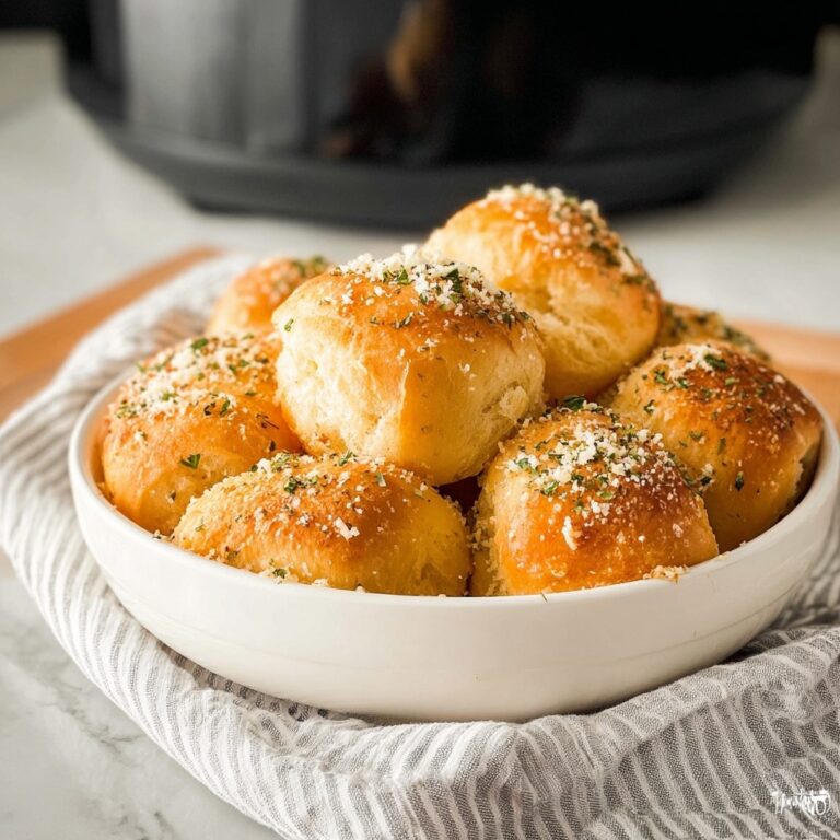 Air Fryer Parmesan Garlic Knots Recipe