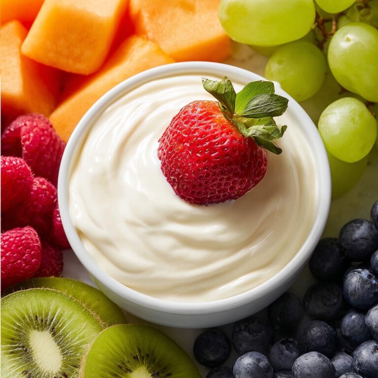 Creamy Marshmallow Fruit Dip Recipe