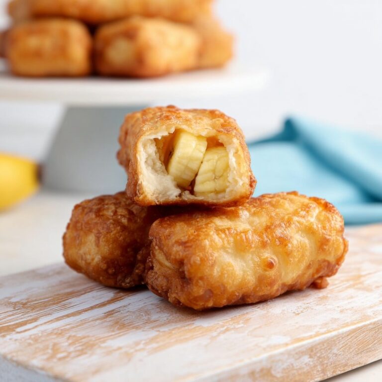 Peanut Butter Banana Egg Rolls Recipe