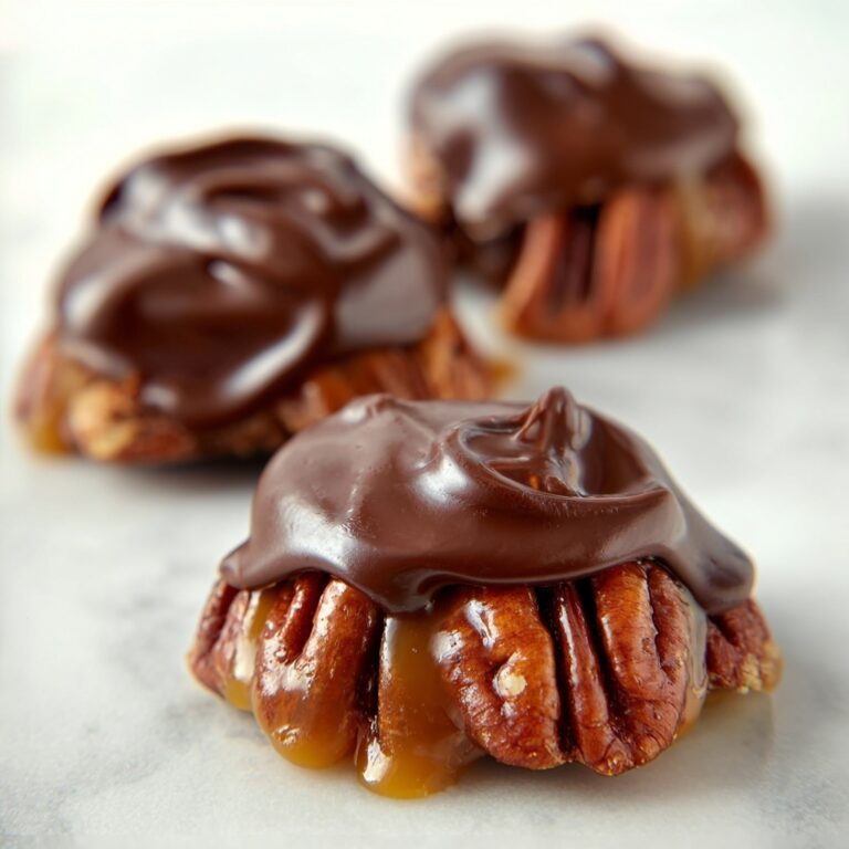 Chocolate Pecan Turtle Clusters Recipe