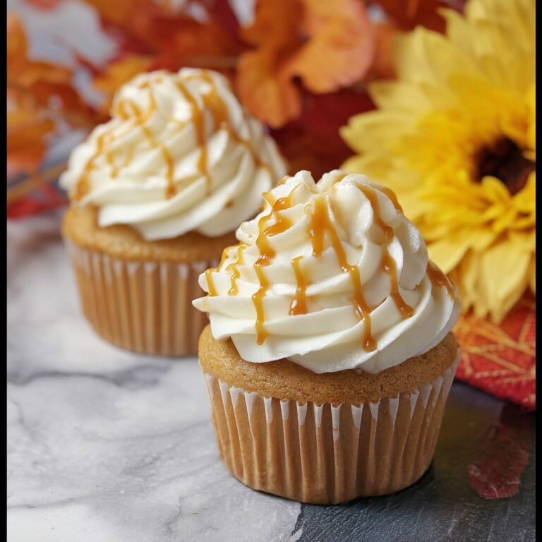 Pumpkin Salted Caramel Cupcakes Recipe