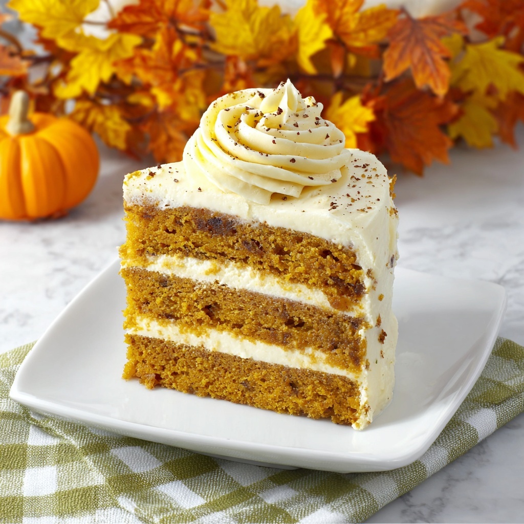 Pumpkin Cake Recipe with Cream Cheese Frosting Recipe - Recipe Image