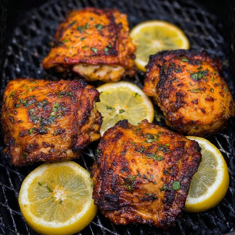 Lemon Pepper Air Fryer Chicken Thighs Recipe