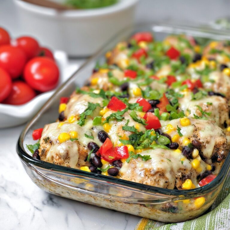 Smothered Southwest Chicken Bake Recipe