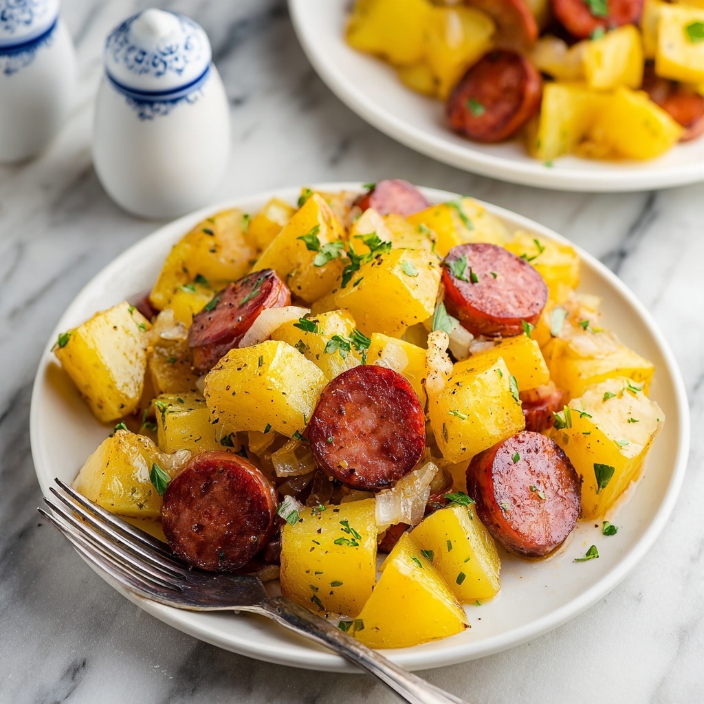 Sausage and Potatoes Sheet Pan Roast Recipe - Recipe Image
