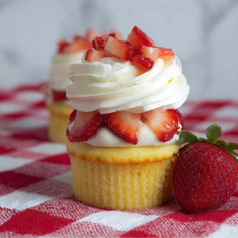 Strawberry Shortcake Cupcakes Recipe