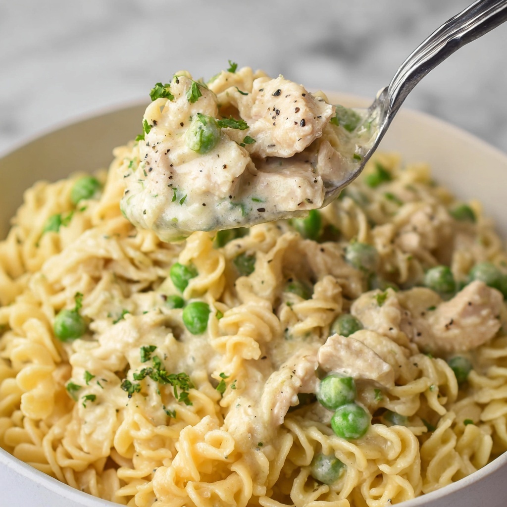 Creamy Chicken and Noodles Bake Recipe - Recipe Image