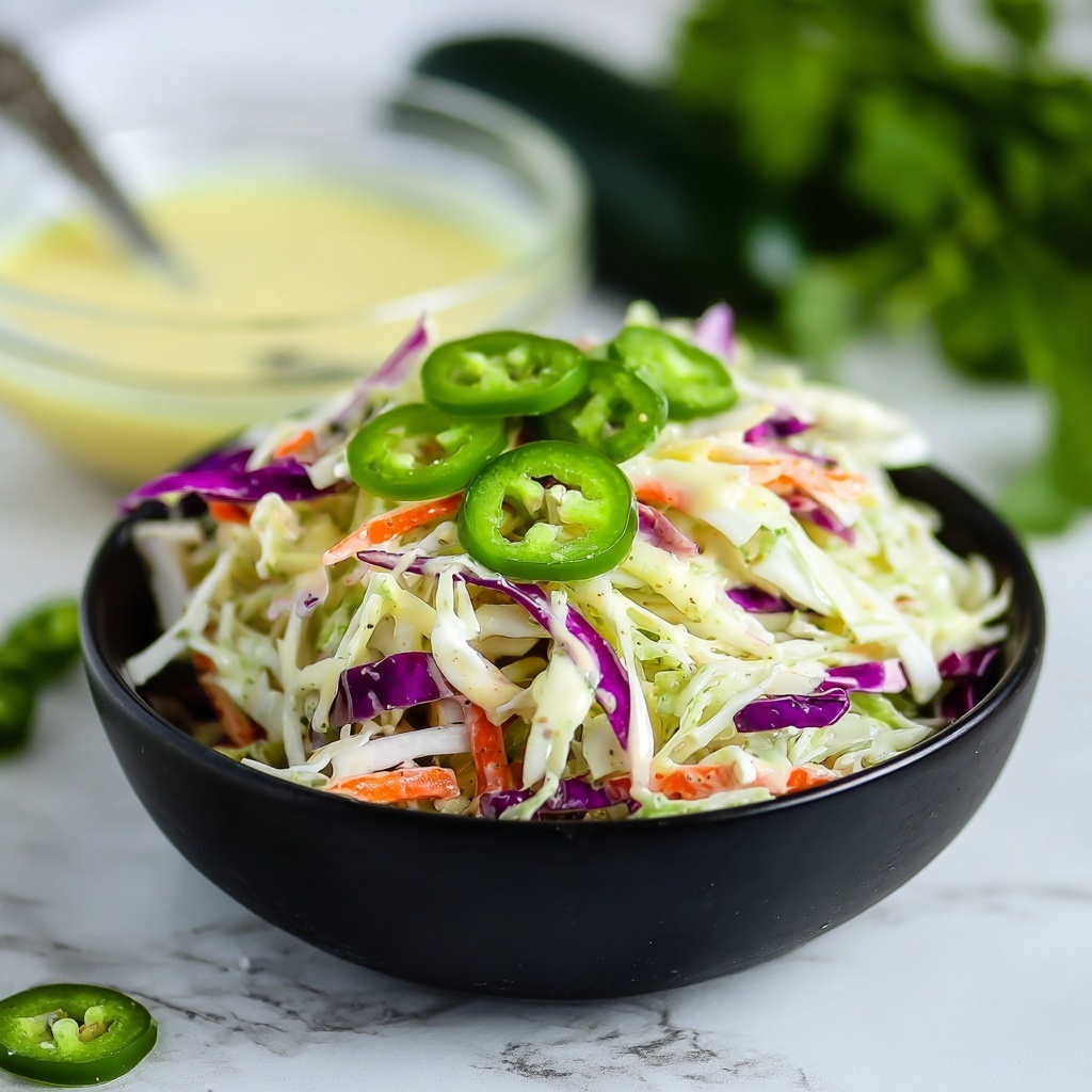 Spicy Jalapeno Coleslaw Recipe - Recipe Image