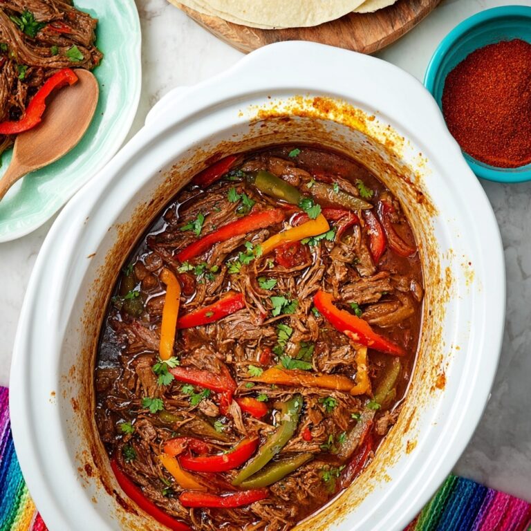 Crockpot Steak Fajitas Recipe