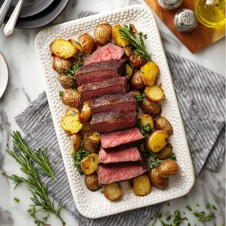 Herb-Crusted Roast Beef Tenderloin with Garlic and Thyme Recipe